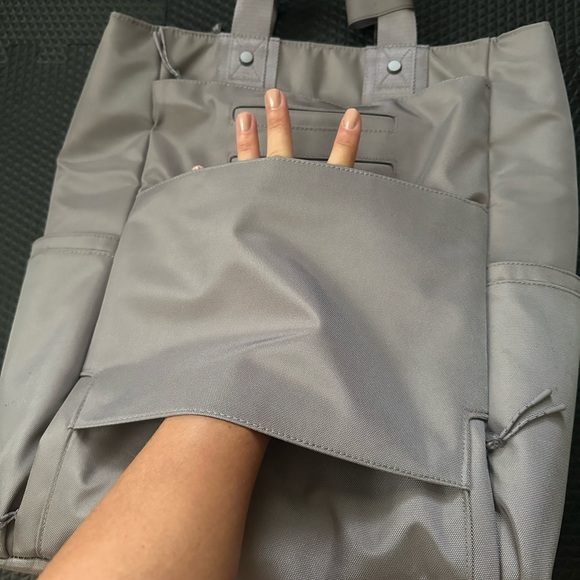 Dagne Dover Petra Convertible Tote Bag in Ash Grey - Picture 5 of 11